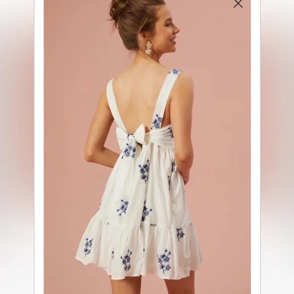 New with tags altard state lily embroidered mini dress - Picture 3 of 4